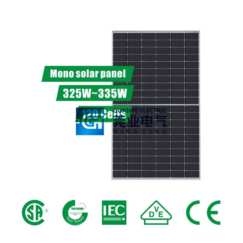 Hot sale 6 Inch 120 Cells(325~335W) PERC Half-Cut Panel Module | Guanye®