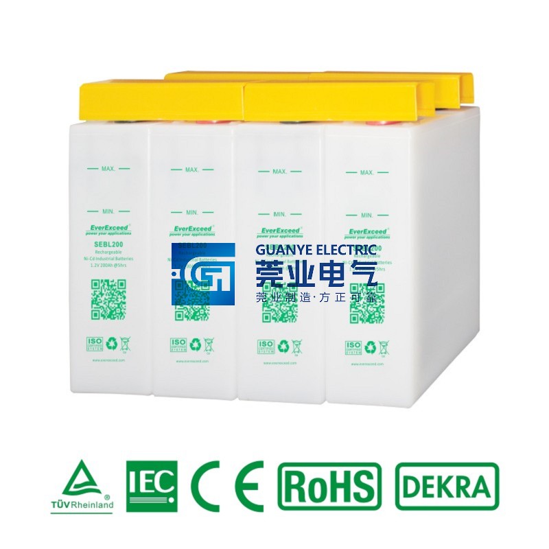 OEM SEBL Sealed Low Maintenance Pocket Plate Range NiCd Battery | Guanye®