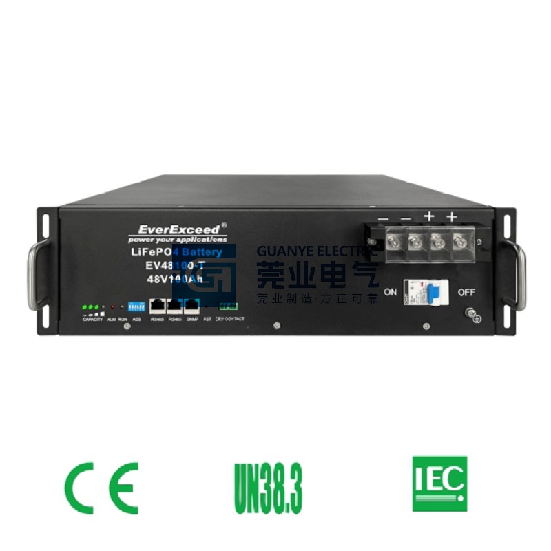 Buy UL Approval 48V100ah LiFePO4 Battery For Telecom Backup Power | Guanye®